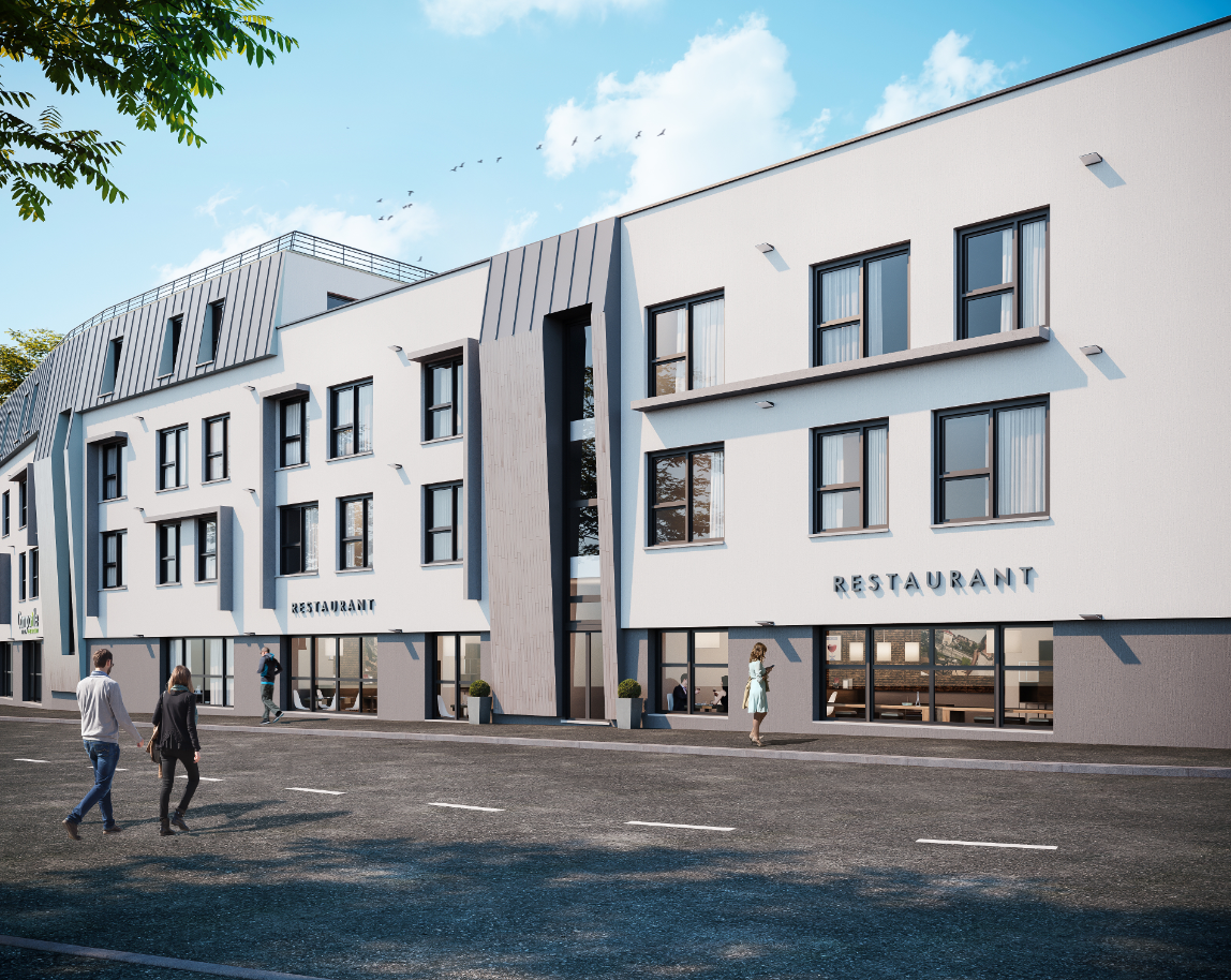 Hotel Campanile à Saint-Brieuc réalisé par Commespace